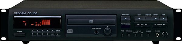open zoom image for TASCAM CD160 Rackmount CD Player with Wireless Remote, Main