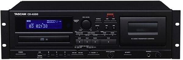 open zoom image for TASCAM CD-A580 Cassette/CD/USB MP3 Player Recorder, New, Main