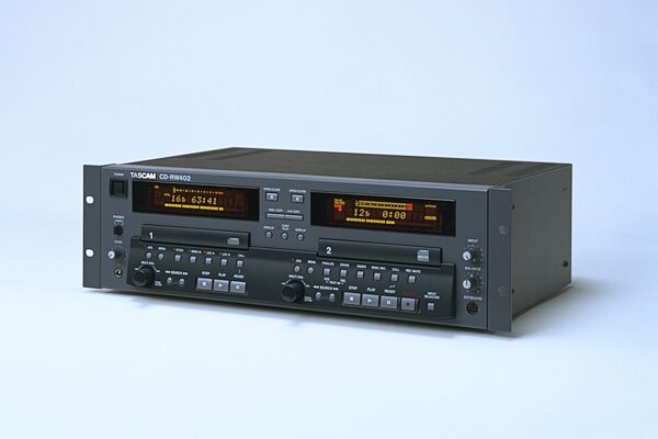 open zoom image for TASCAM CDRW402 Dual CD Recorder/Player, Right Angle