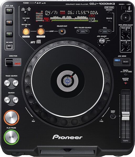 open zoom image for Pioneer CDJ-1000 MK3 DJ CD/MP3 Player, Top