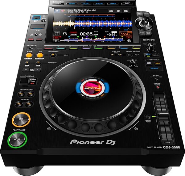 open zoom image for Pioneer DJ CDJ-3000 Professional Media Player, Black, Top