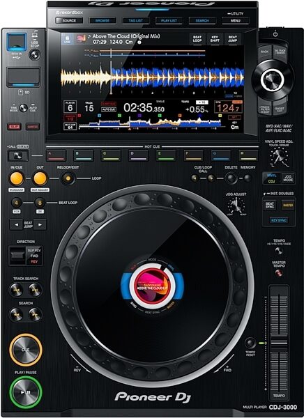 open zoom image for Pioneer DJ CDJ-3000 Professional Media Player, Black, Main
