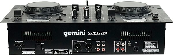 open zoom image for Gemini CDM-4000BT CD/USB/Bluetooth DJ Media Player, New, Action Position Back