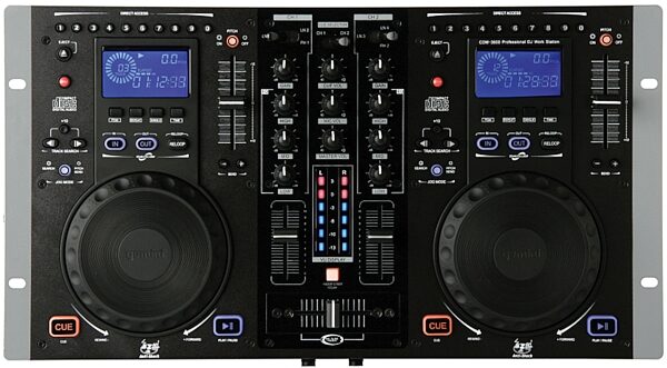 open zoom image for Gemini CDM3600 Dual CD Mixing Console, Top