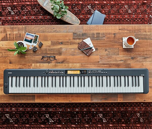 open zoom image for Casio CDP-S360 Compact Digital Piano, Black, CDP-S360BK, In Use
