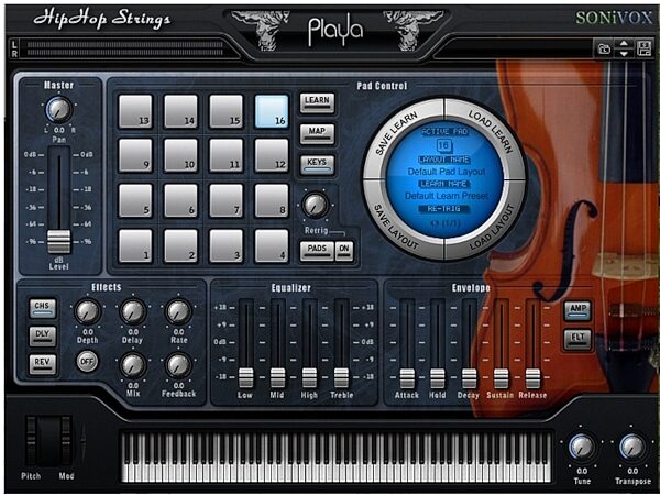 open zoom image for SONiVOX Playa Hip-Hop Strings Virtual Instrument, Main