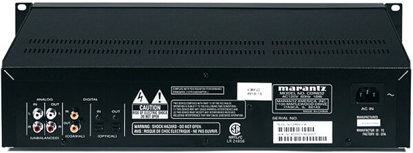 open zoom image for Marantz CDR632 CDR/RW CD Recorder, Rear