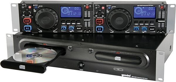 open zoom image for Gemini CDX2400 Professional Dual CD Player, Main