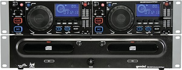 open zoom image for Gemini CDX2400 Professional Dual CD Player, Front