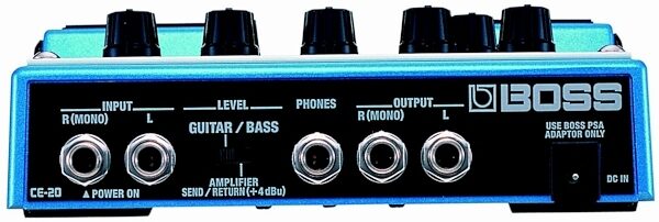 open zoom image for Boss CE-20 Chorus Ensemble Twin Effects Pedal, Rear