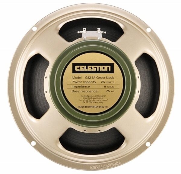 open zoom image for Celestion G12M Greenback Classic Series Guitar Speaker (25 Watts, 12"), 8 Ohms, Main