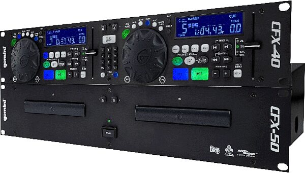 open zoom image for Gemini CFX40 Rackmount Scratch CD Player with Effects, Angle