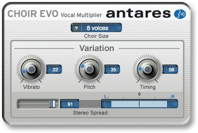 open zoom image for Antares Auto-Tune Vocal Studio Pitch Correcting Software (Mac and Windows), Screenshot - AVOX Evo (Choir Evo)