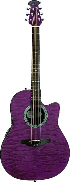 open zoom image for Ovation CK057 Celebrity Acoustic-Electric Guitar, Deep Purple Quilt