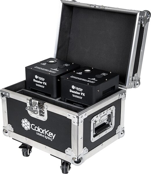 open zoom image for ColorKey Dazzler FX Cold Spark Machine, Action Position Front