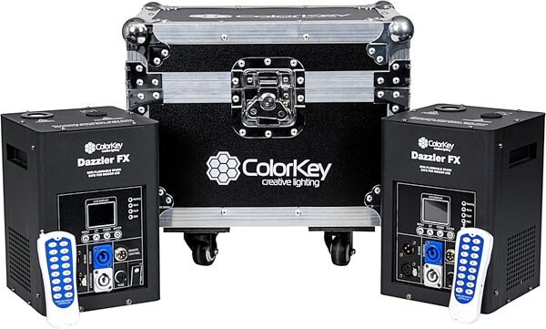open zoom image for ColorKey Dazzler FX Cold Spark Machine, Action Position Front