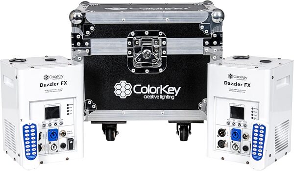 open zoom image for ColorKey Dazzler FX Cold Spark Machine, Action Position Front