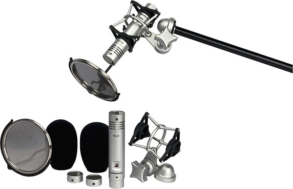 open zoom image for Samson CL2 Pencil Capacitor Microphone, Setup