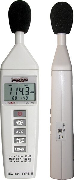 open zoom image for Galaxy Audio CM140 Check Mate Pro Portable SPL Meter, Main