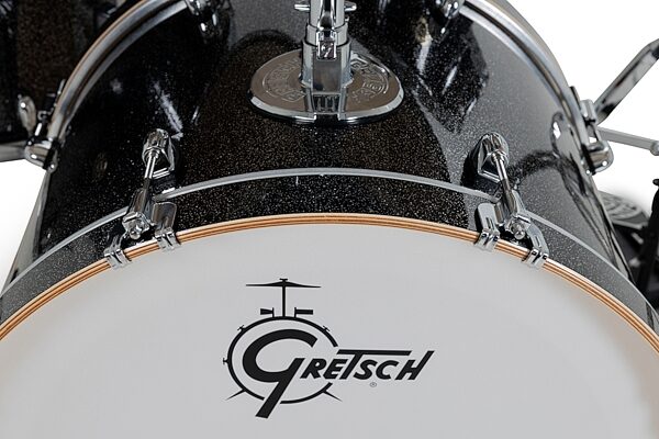 open zoom image for Gretsch CM2E627 Catalina Maple CM2 Drum Shell Kit, 5-Piece, Black Stardust, Action Position Back