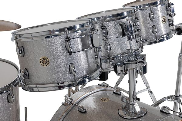 open zoom image for Gretsch CM2E627 Catalina Maple CM2 Drum Shell Kit, 7-Piece, Silver Sparkle, Action Position Back