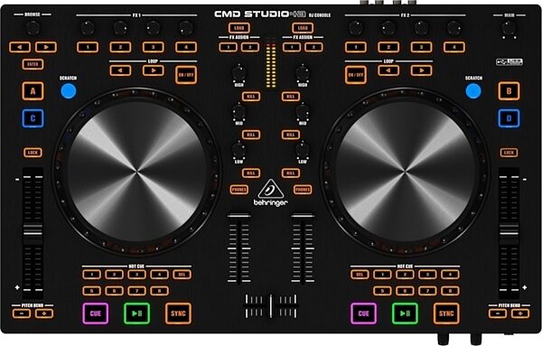 open zoom image for Behringer CMD Studio 4A DJ Controller and Audio Interface, Top