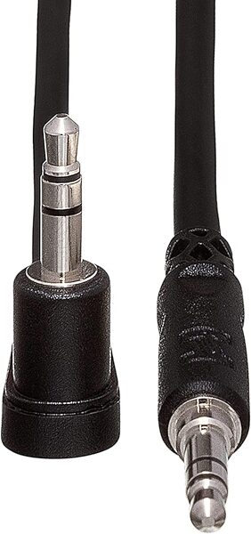 open zoom image for Hosa Stereo Interconnect 3.5 mm Right-Angle TRS to TRS Cable, 3 foot, Action Position Back