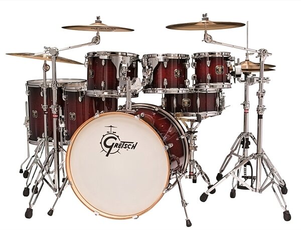 open zoom image for Gretsch CMT-E826P Catalina Maple 6-Piece Drum Shell Kit, Cherry Burst