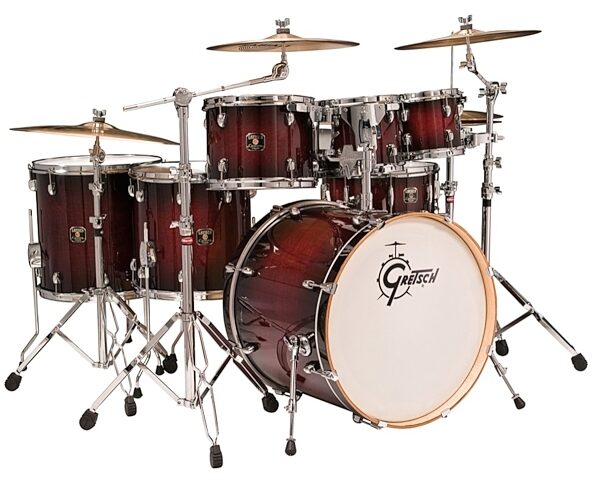 open zoom image for Gretsch CMT-E826P Catalina Maple 6-Piece Drum Shell Kit, Cherry Burst Angle