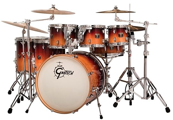 open zoom image for Gretsch CMT-E826P Catalina Maple 6-Piece Drum Shell Kit, Mocha Fade