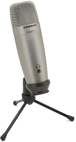 open zoom image for Samson C01U Pro USB Studio Condenser Microphone, C01U Pro, On Stand