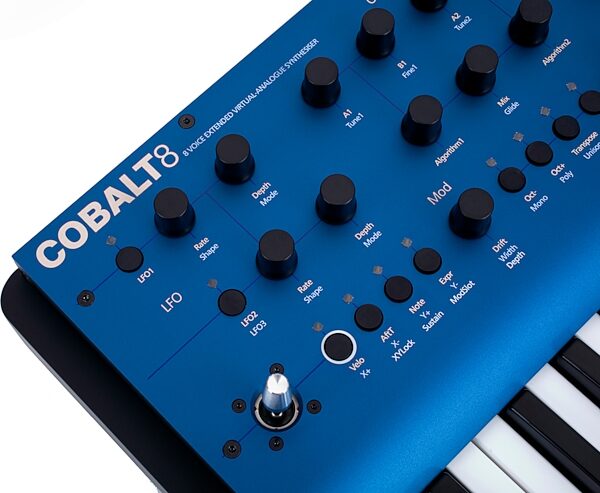 open zoom image for Modal COBALT8 Virtual-Analog Keyboard Synthesizer, 37-Key, Customer Return, Open Box (Good), Action Position Control Panel