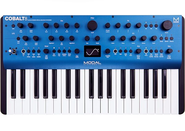 open zoom image for Modal COBALT8 Virtual-Analog Keyboard Synthesizer, 37-Key, Customer Return, Open Box (Good), Action Position Front