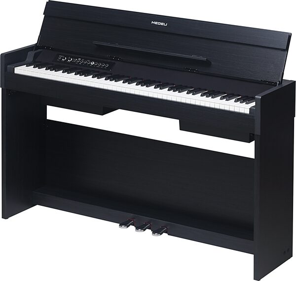 open zoom image for Medeli CP203 Digital Piano, Black, Action Position Back
