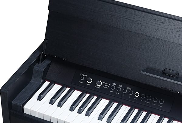 open zoom image for Medeli CP203 Digital Piano, Black, Action Position Back