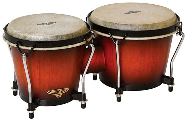 open zoom image for Latin Percussion CP221 Wood Bongos, Vintage Sunburst
