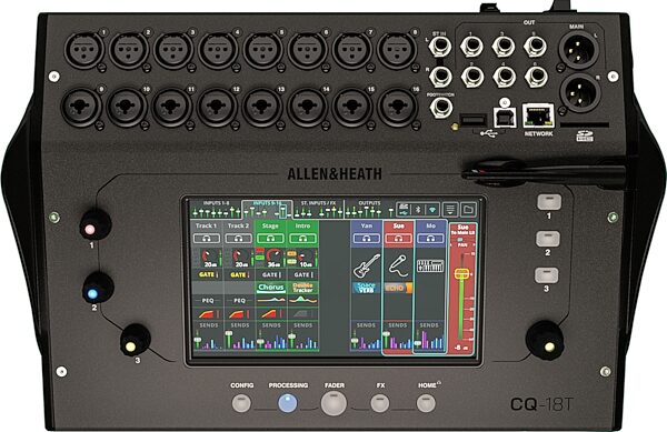 open zoom image for Allen and Heath CQ-18T Wireless Digital Mixer, New, Action Position Back