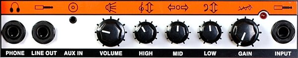 open zoom image for Orange Crush PiX CR25BX Bass Combo Amplifier (25 Watts, 1x8"), Controls