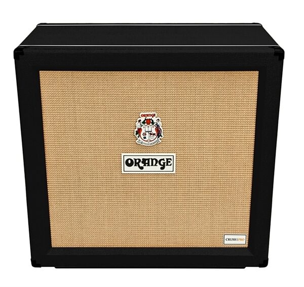 open zoom image for Orange Crush Pro 4x12 Guitar Speaker Cabinet (240 Watts), 16 Ohms, Black, Black - Front Center