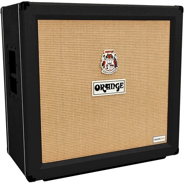 open zoom image for Orange Crush Pro 4x12 Guitar Speaker Cabinet (240 Watts), 16 Ohms, Black, Black - Left