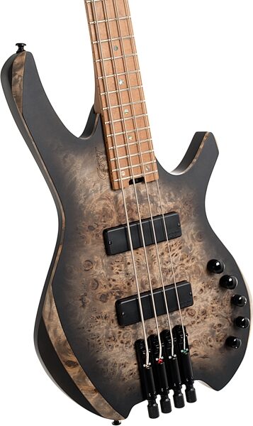 open zoom image for Cort Space Bass Electric Bass, Star Dust Black, Action Position Back