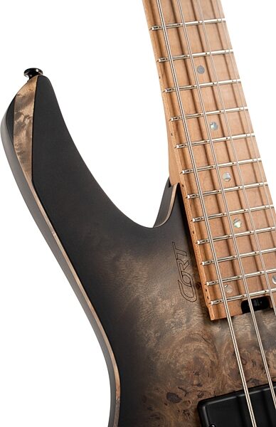 open zoom image for Cort Space Bass Electric Bass, Star Dust Black, Action Position Back