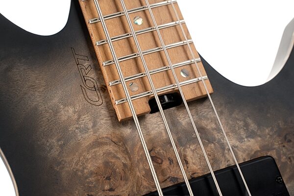 open zoom image for Cort Space Bass Electric Bass, Star Dust Black, Action Position Back