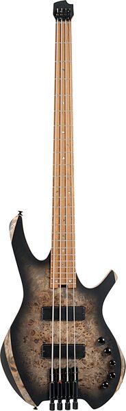 open zoom image for Cort Space Bass Electric Bass, Star Dust Black, Action Position Back
