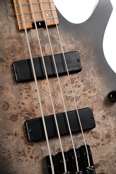 open zoom image for Cort Space Bass Electric Bass, Star Dust Black, Action Position Back