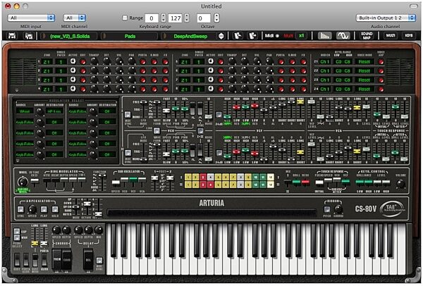 open zoom image for Arturia CS80V CS 80 Emulator VSTi (Macintosh and Windows), Screenshot 3