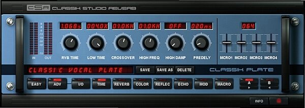 open zoom image for IK Multimedia Classik Studio Reverb Plug-In, Main