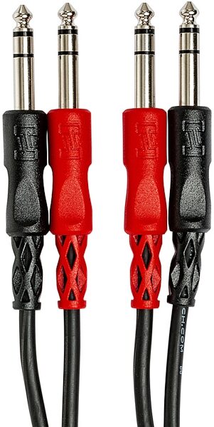 open zoom image for Hosa CSS200 Series Dual 1/4" TRS to TRS Interconnect Cable, 2 meter, CSS-202, Detail