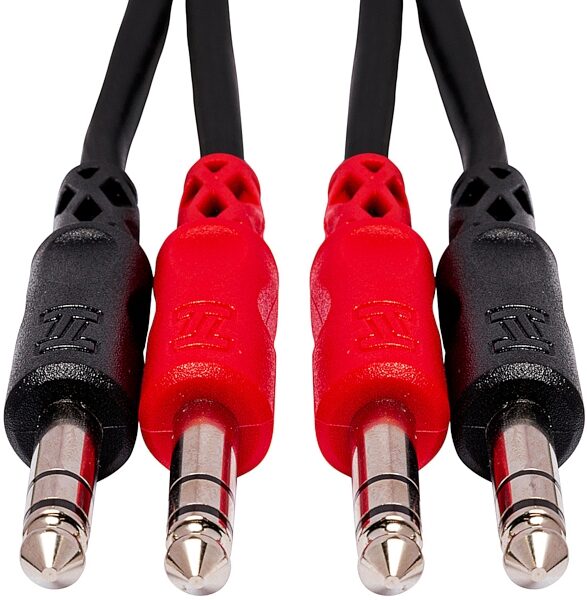 open zoom image for Hosa CSS200 Series Dual 1/4" TRS to TRS Interconnect Cable, 2 meter, CSS-202, Detail