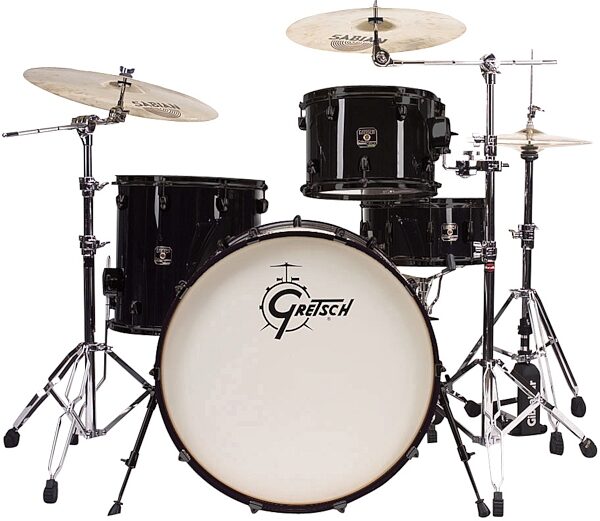 open zoom image for Gretsch CTR844 Catalina Limited Reserve 4-Piece Stealth Rock Drum Shell Kit, Main